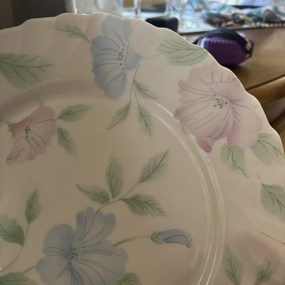 Arcopal, French glass 7 pc dish set (CHLOE PATTERN) 11
